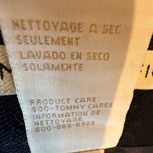 Tommy Hilfiger Red and Black Mini Pencil Skirt - Picture 3 of 3